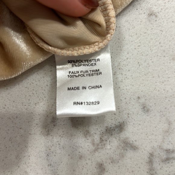 Superdown - Tan feathered dress - Picture 5 of 5